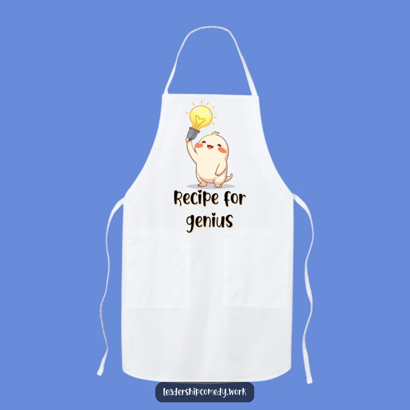 Funny Bright Idea Apron: Cook Up Brilliant Creations