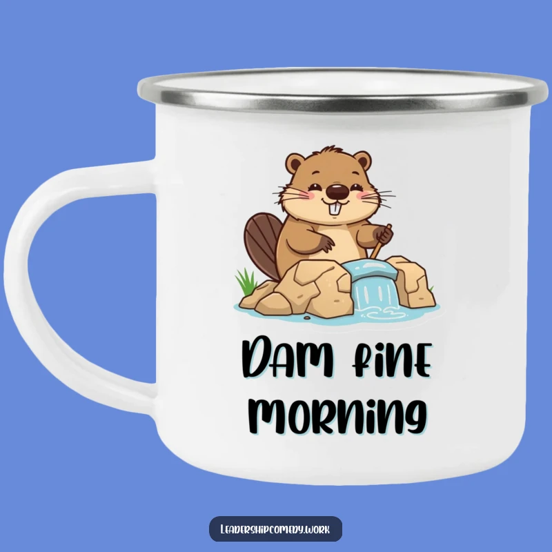 Funny Beaver Camping Mug: Build Your Campfire Stories!