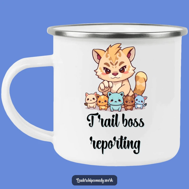 Funny Determined Leader Camping Mug: Fuel Your Adventures with Purpose