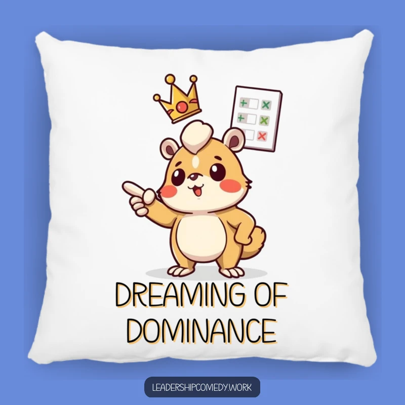 Funny Charting Creature Pillow: Cuddle Up with Ambitious Comfort!