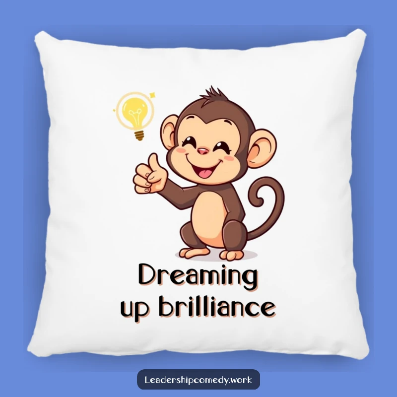 Funny Monkey Pillow: Cozy Up with a Brilliant Idea!