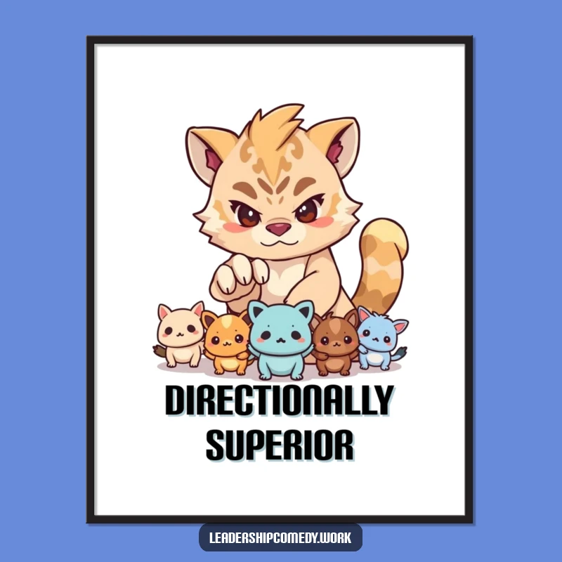 Funny Determined Leader Digital Art: Inspire Your Space Instantly