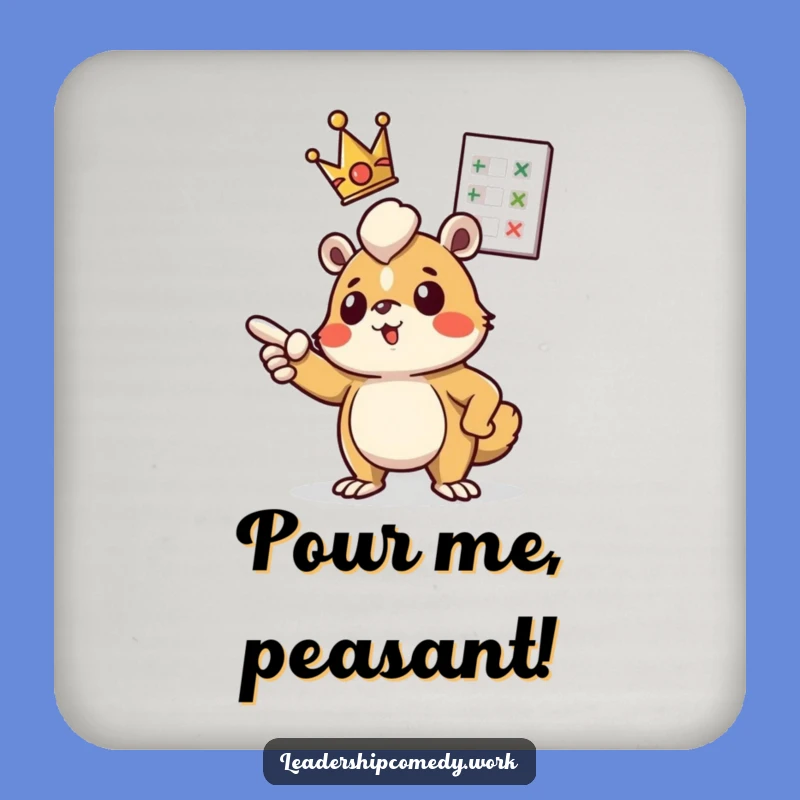 Funny Charting Creature Coaster: Protect Surfaces with Ambitious Charm!