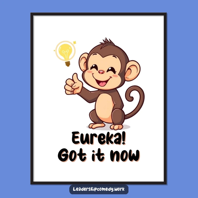 Funny Monkey Poster: Brighten Your Walls with Brilliant Ideas!