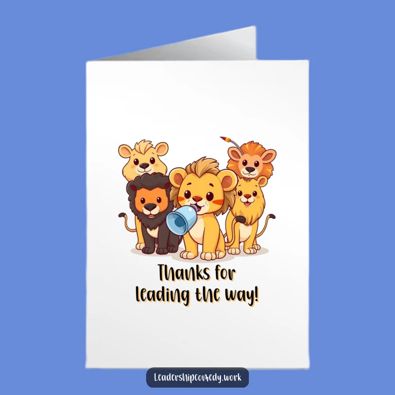 Free Printable Lion Cub Thank You Card: Bold Downloadable Appreciation Gift