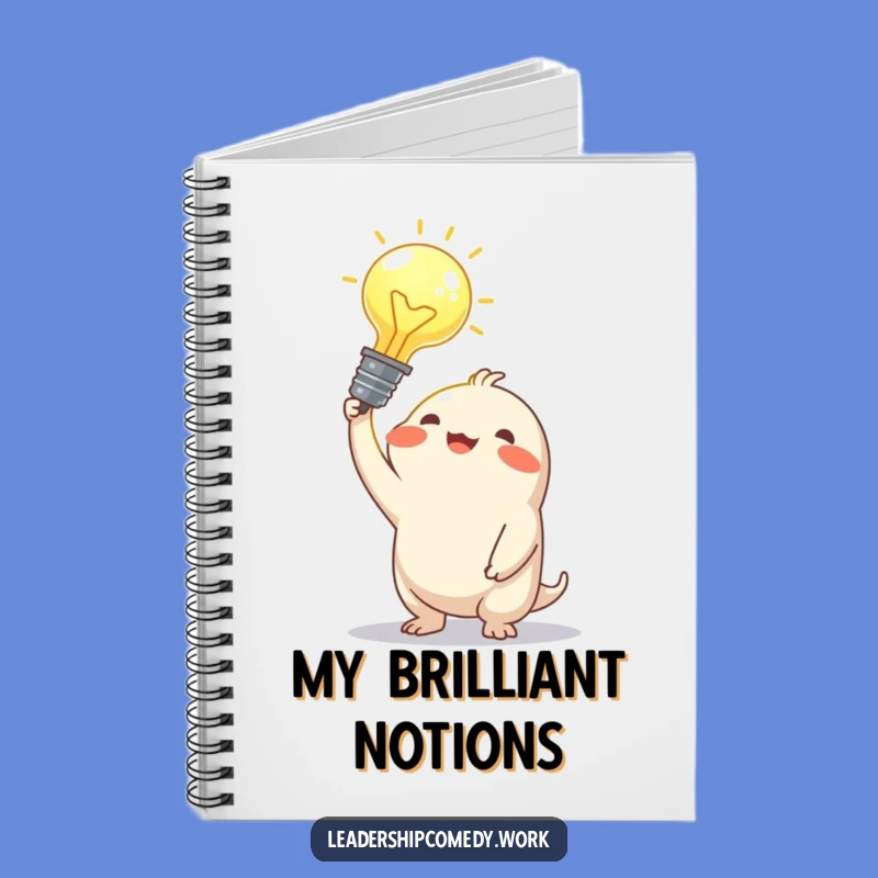 Funny Bright Idea Notebook: Capture Your Genius Thoughts