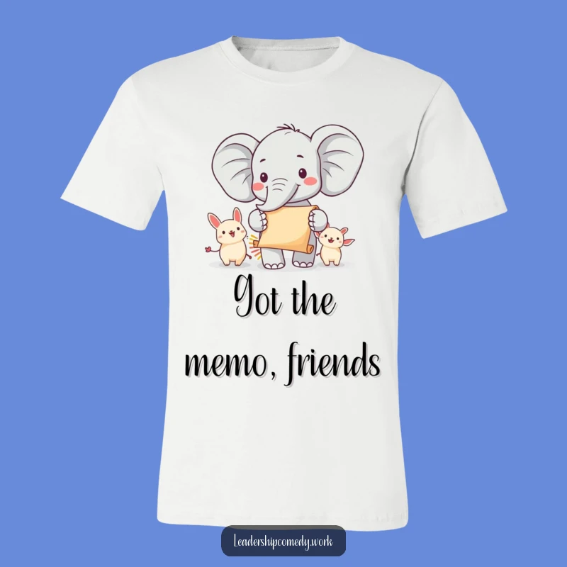 Funny Cheerful Elephant Parade T-Shirt: Join the Fun March, Great Funny Gift